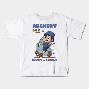 Cute Archery Boy Kids T-Shirt